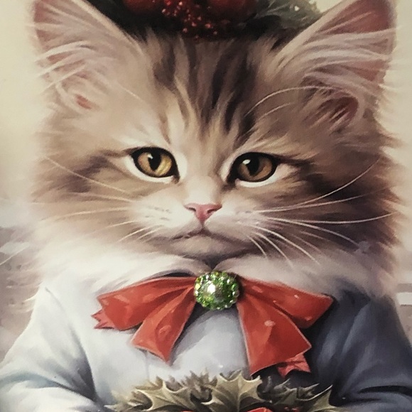 🎄Christmas Cat Tin Sign🎄 - Picture 6 of 8